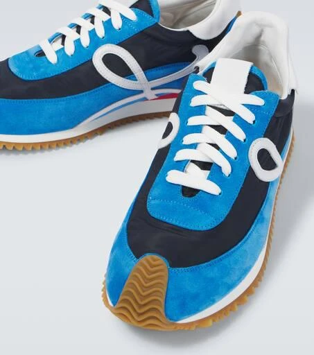 Loewe Flow Runner 2.0 suede-trimmed sneakers 3