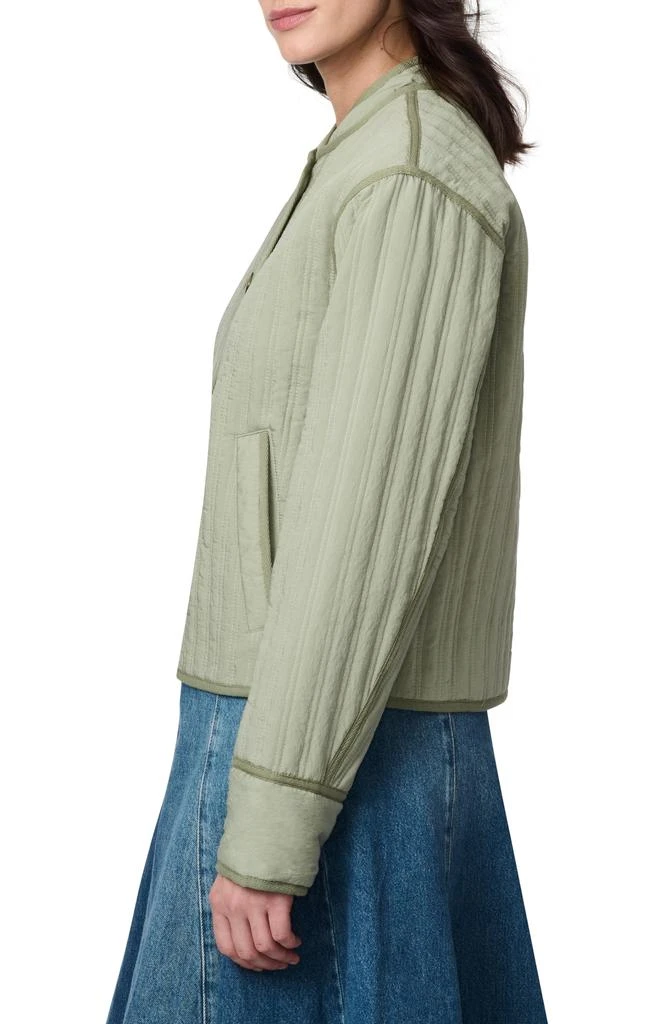 Bernardo Textured Quilted Button-Up Jacket 3