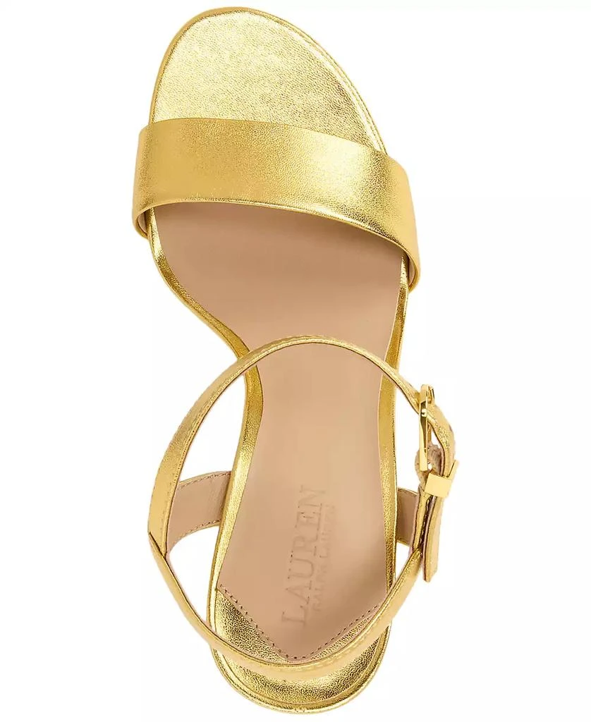 Ralph Lauren Women's Gwen Ankle-Strap Dress Sandals 4
