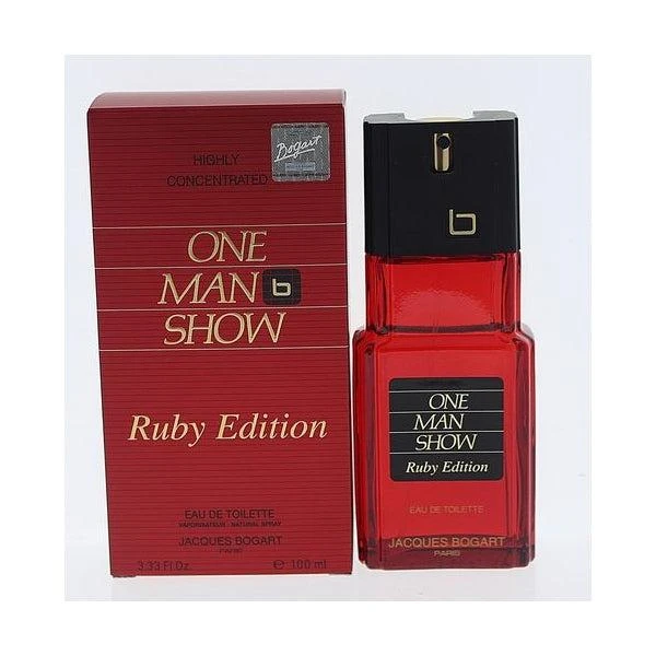 JACQUES BOGART One Man Show Ruby Edition for Men Eau de Toilette Spray 3.3 oz 1