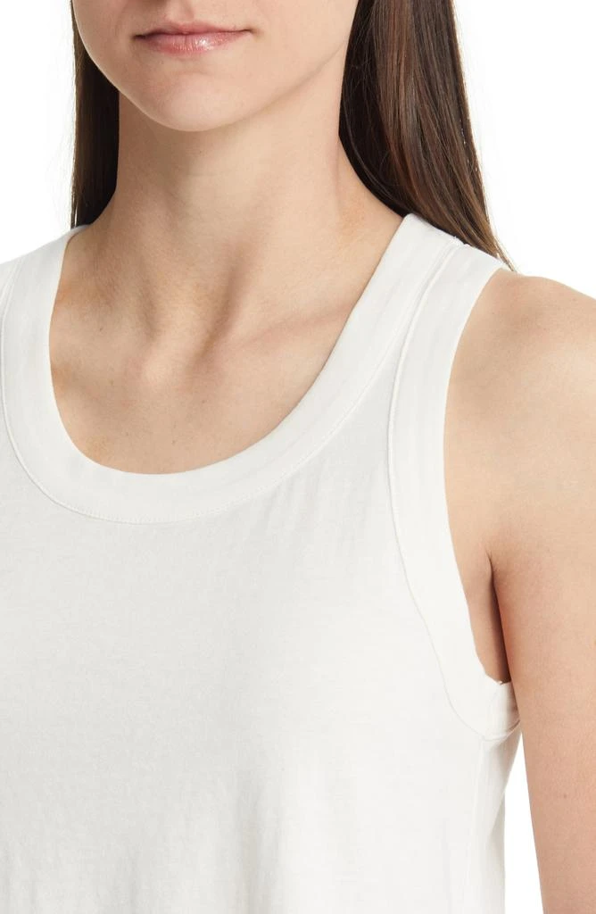 Madewell Softfade Cotton Boxy Crop Tank 4