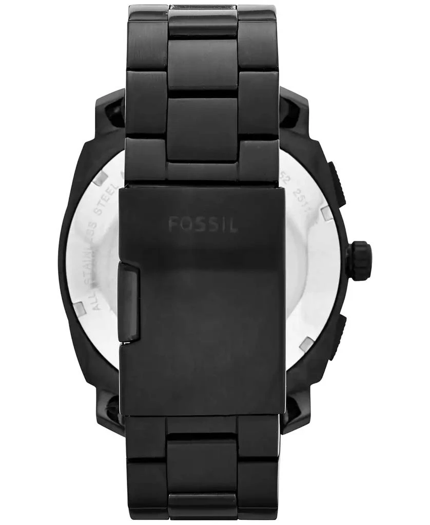 Fossil Men's Chronograph Machine Black Stainless Steel Bracelet Watch 45mm FS4552 2