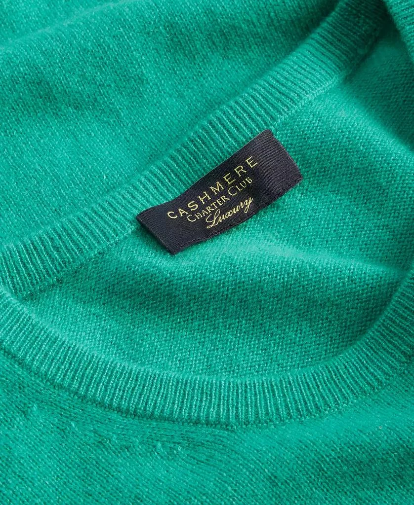 Charter Club 100% Cashmere Women's Long-Sleeve Crewneck Sweater, Created for Macy's 4