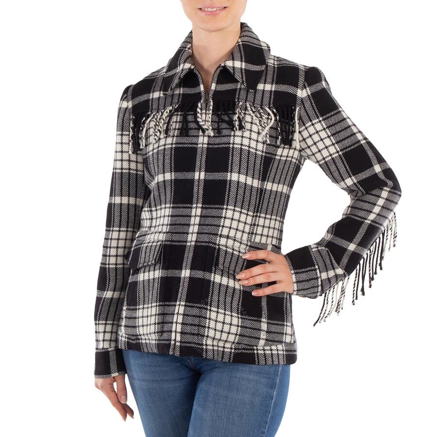 ジャケット POLO RALPH LAUREN Plaid wool jacket with fringes Polo Ralph Lauren Plaid Wool Jacket With Fringes | Balardi