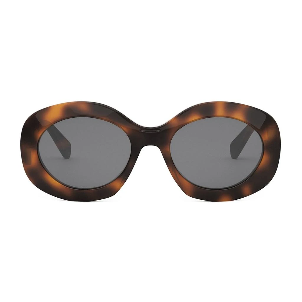 Celine Cl40292u Triomphe 53a Havana Sunglasses 1