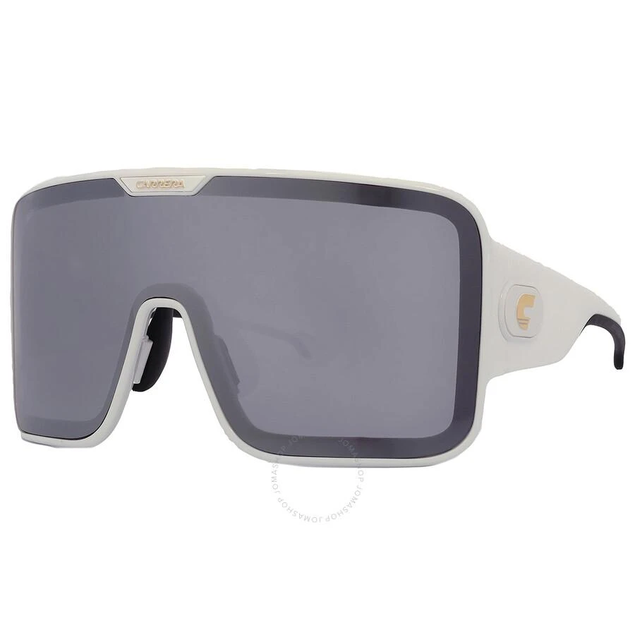 Carrera Silver Mirror Shield Unisex Sunglasses FLAGLAB 15 0VK6/T4 99 3
