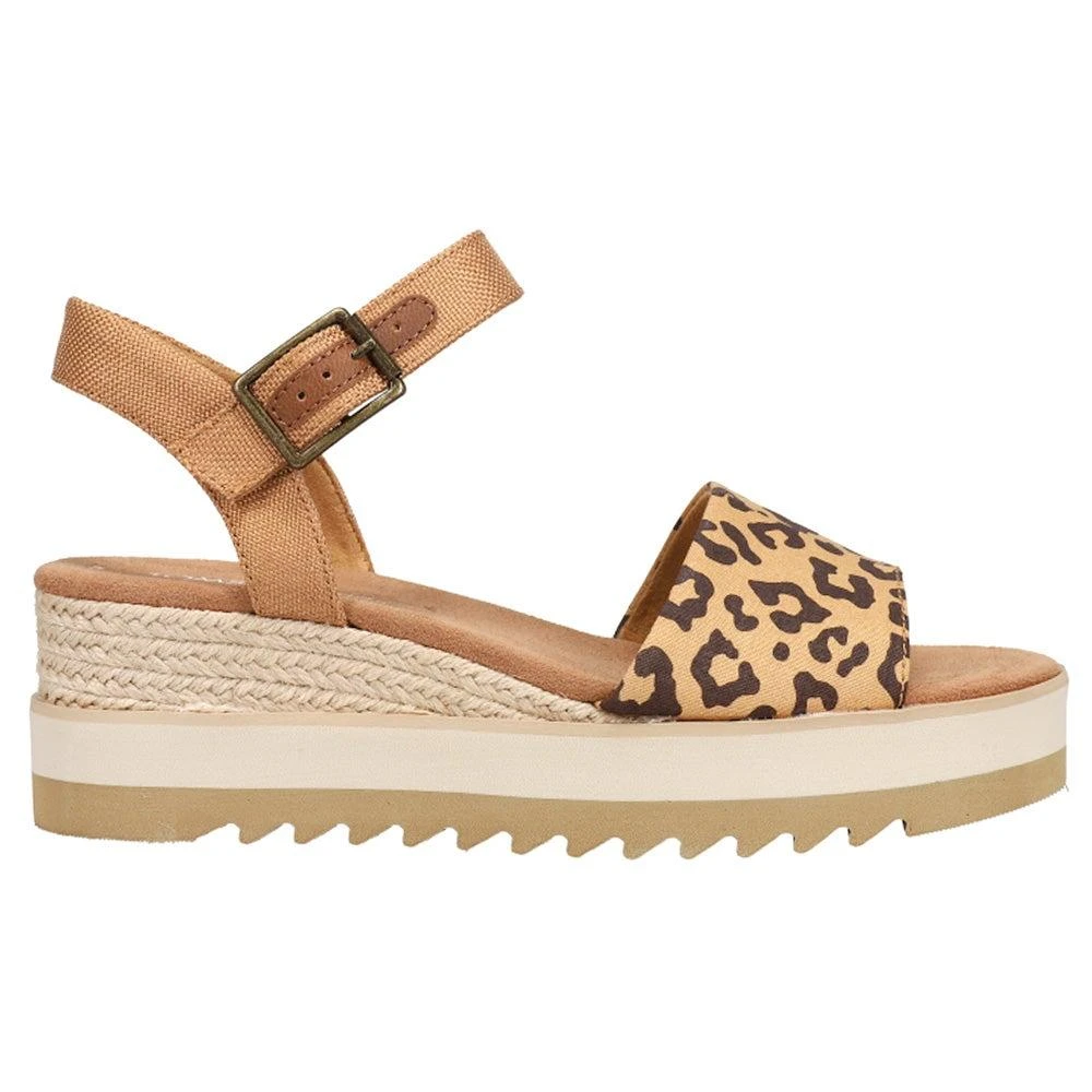 TOMS Diana Leopard Platform Wedge Sandal 1