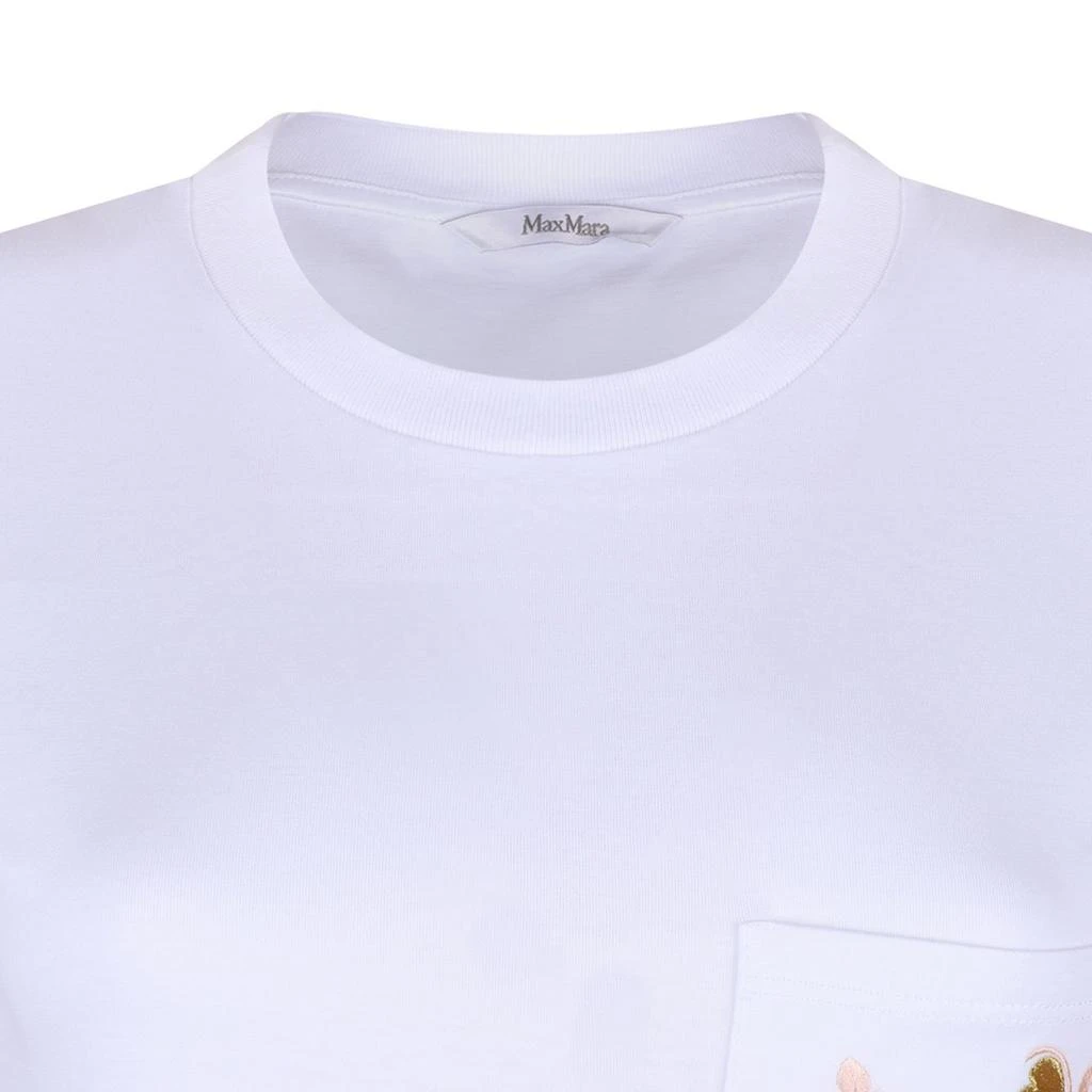 Max Mara Max Mara Nunzio Logo Embellished Crewneck T-Shirt 3