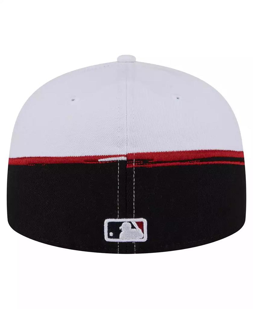 New Era Men's Black/White Arizona Diamondbacks Paint Stroke 59FIFTY Fitted Hat