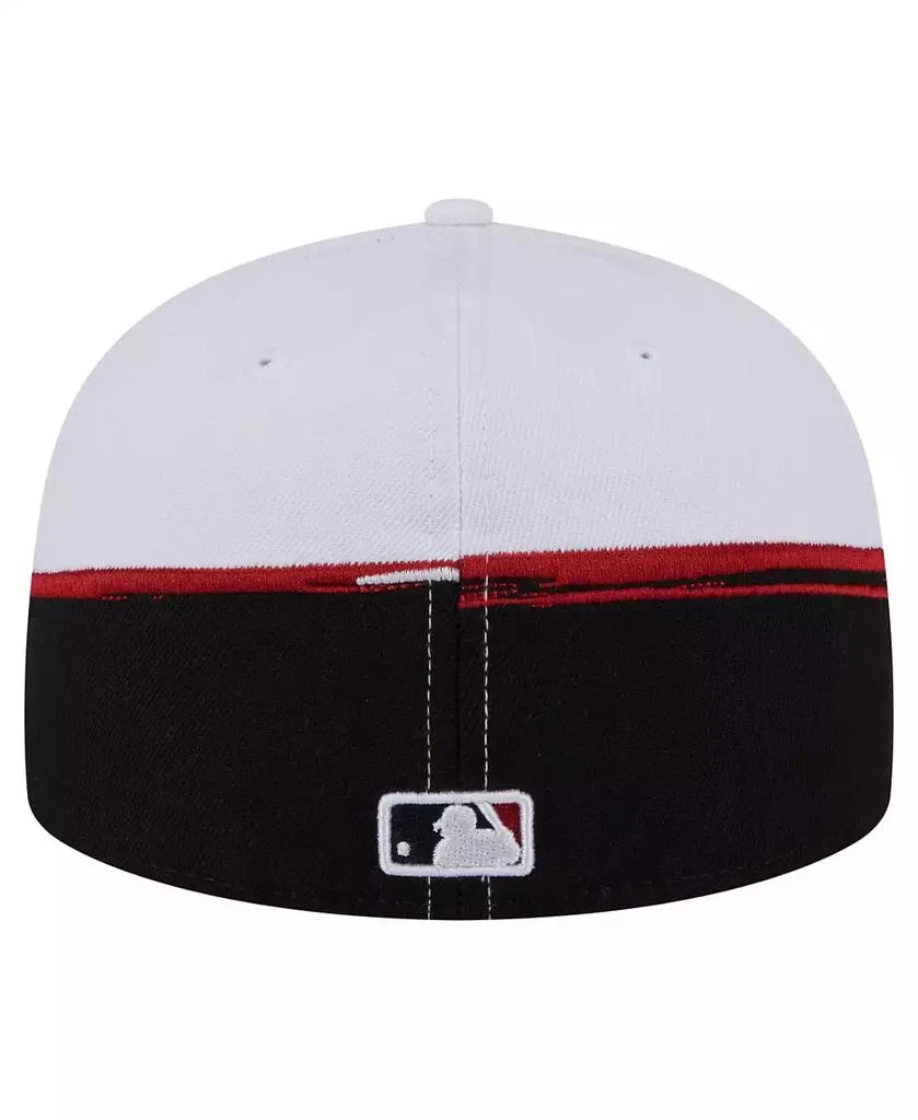 New Era Men's Black/White Arizona Diamondbacks Paint Stroke 59FIFTY Fitted Hat 2