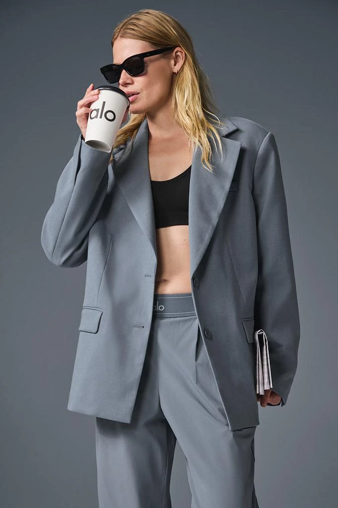Alo First-Class Blazer - Steel Grey 1