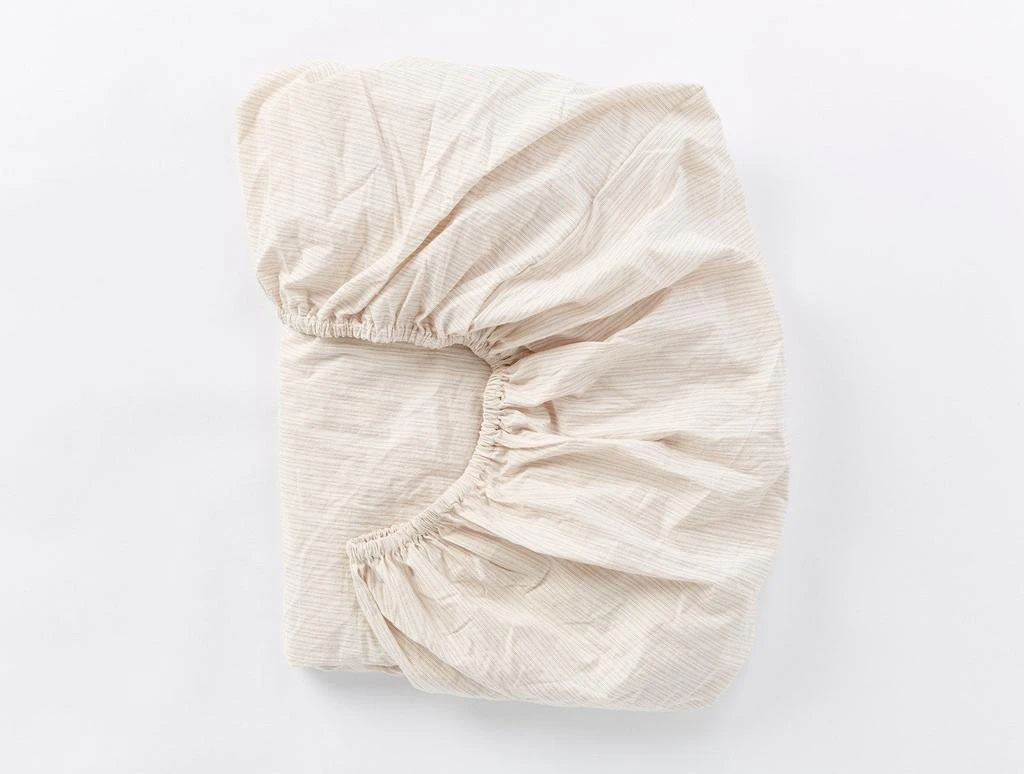 Coyuchi Organic Crinkled Percale Fitted Sheet 6