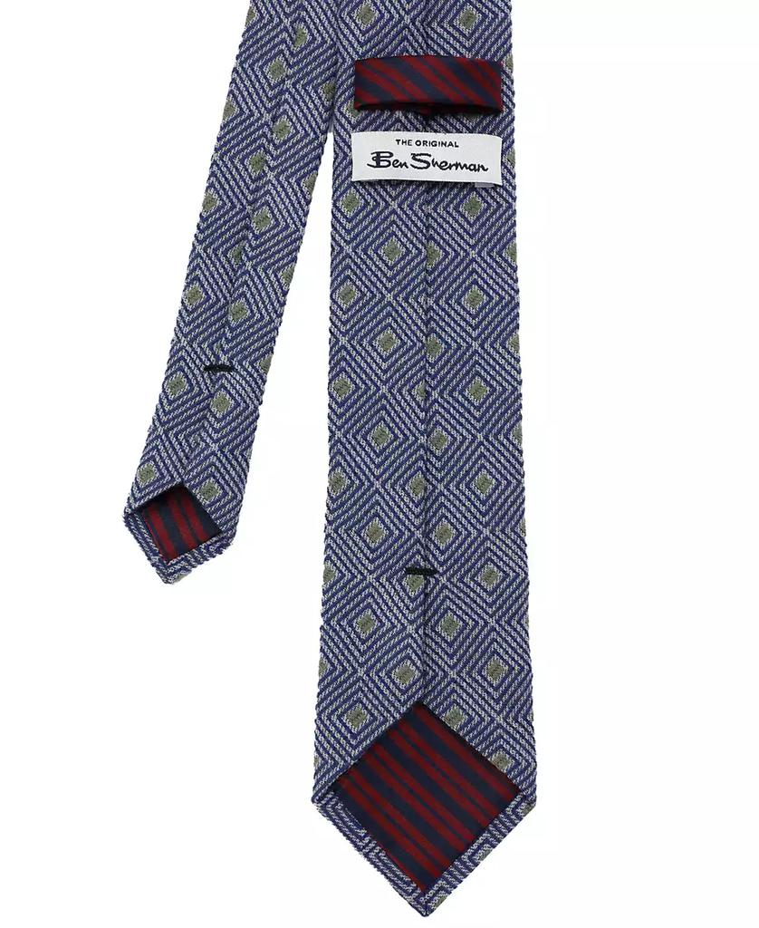 Ben Sherman Men's Geometric Silk Tie