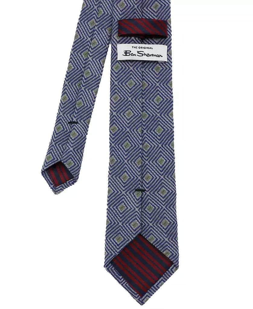 Ben Sherman Men's Geometric Silk Tie 2