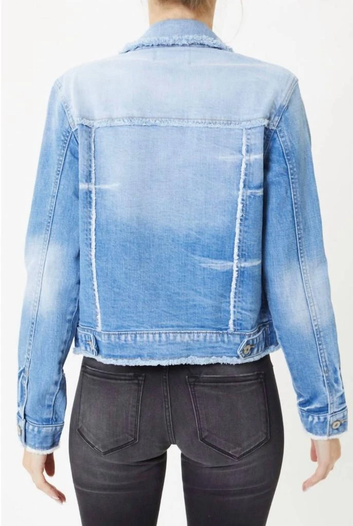 KanCan Kancan - Taylor Frayed Seam Denim Jacket 3