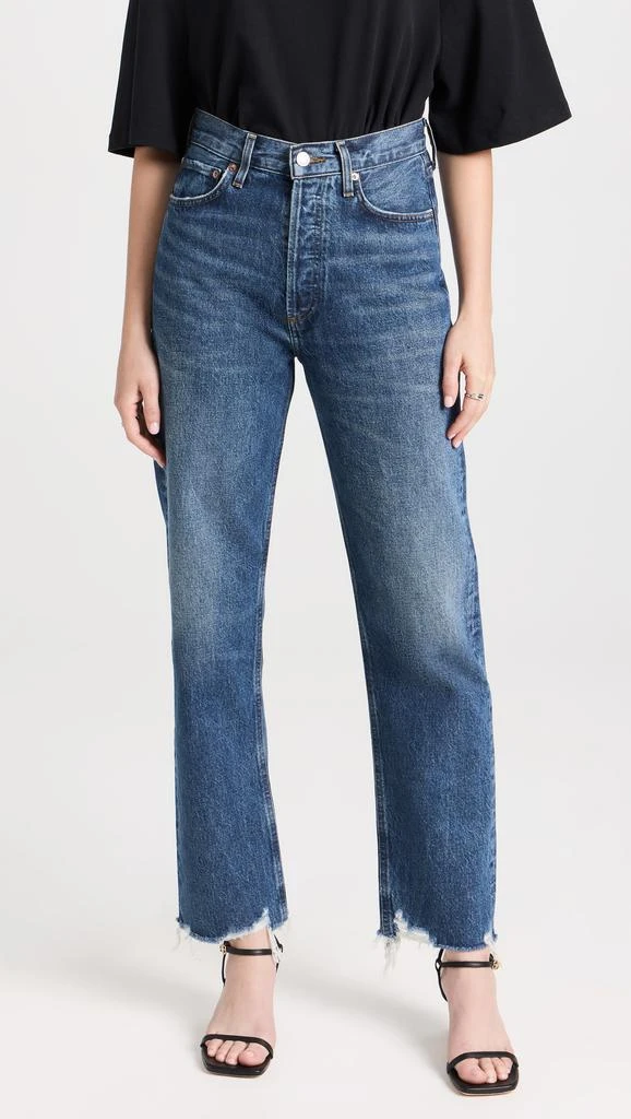 AGOLDE 90's Pinch Waist High Rise Straight Jeans 1