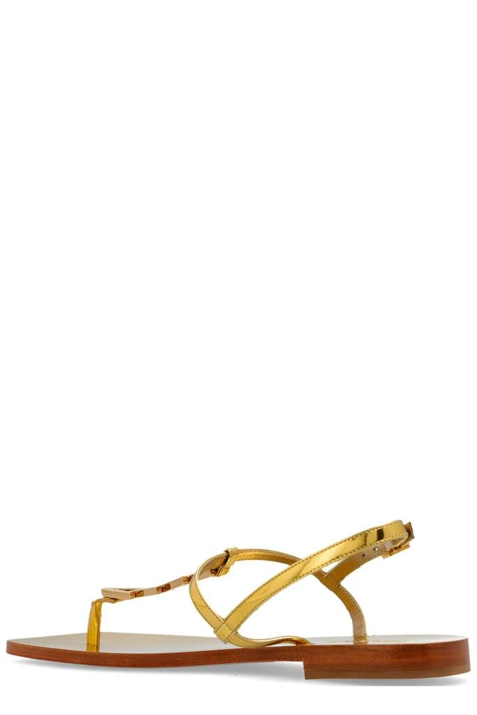 Versace Versace Logo Applique T-Strap Sandals 3
