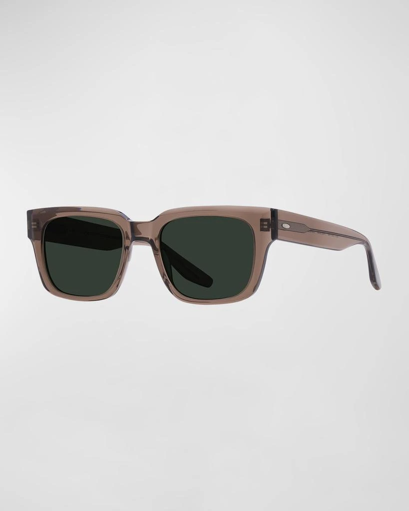 Barton Perreira Men's Zander Plastic Rectangle Sunglasses 1