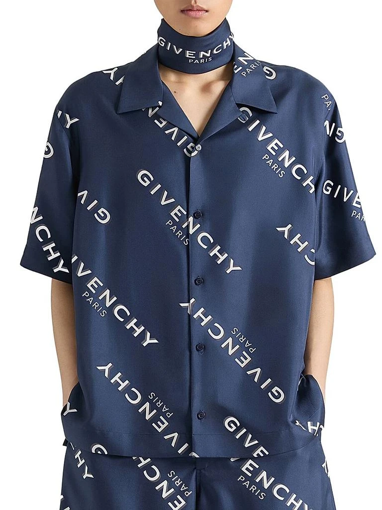 Givenchy Shadow Printed Shirt in Silk 5