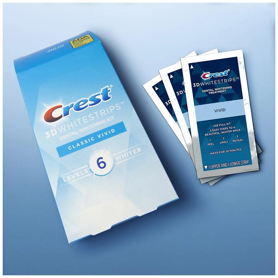 Crest Classic Vivid At-home Teeth Whitening Kit 10 Treatments, 6 Levels Whiter 2