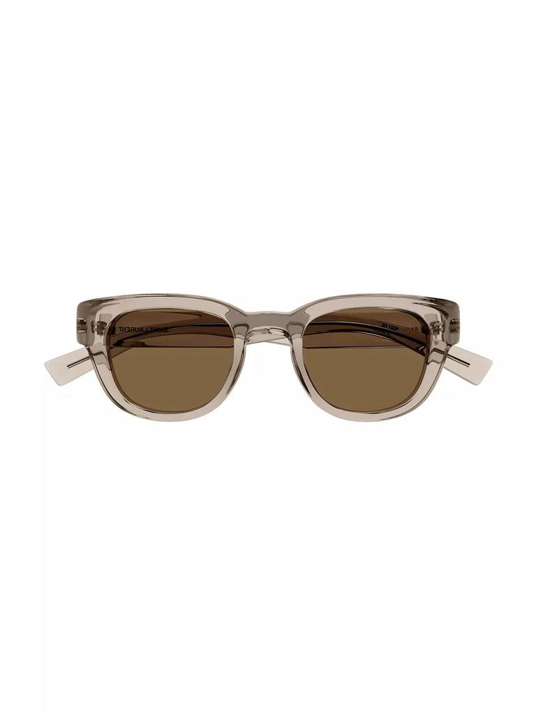 Yves Saint Laurent Script SL 675 46MM Round Sunglasses 2