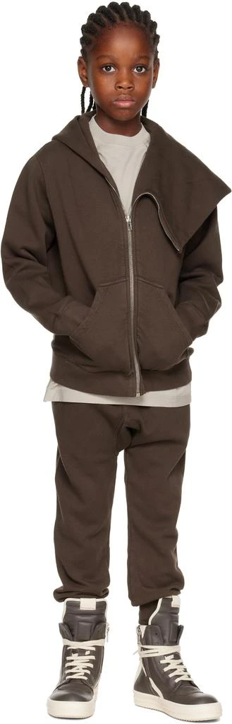 Rick Owens Kids Gray Geobaskets Sneakers 5