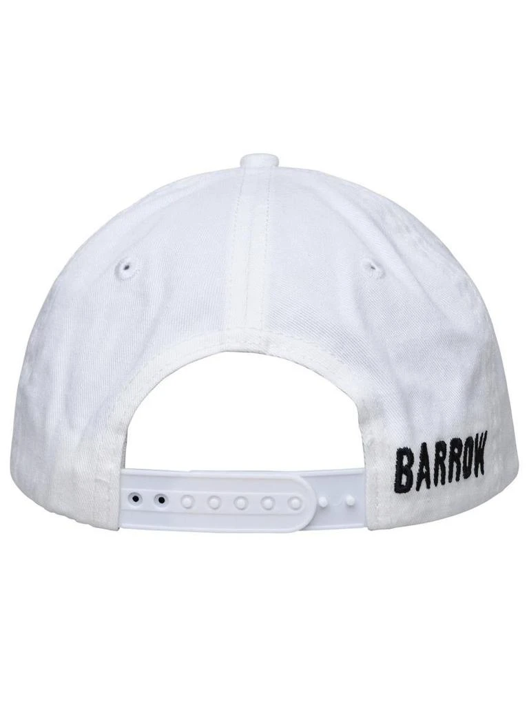 BARROW Barrow White Cotton Cap 3