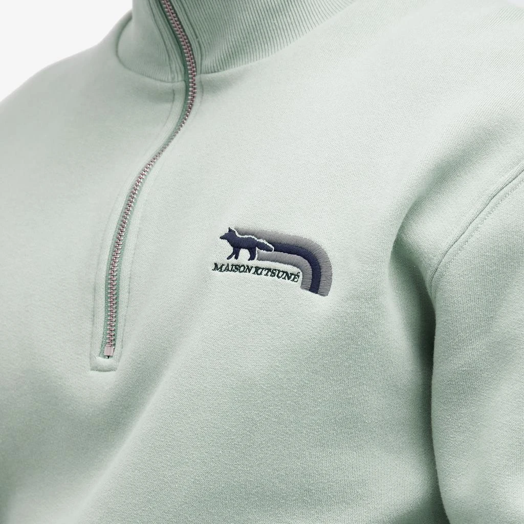 Maison Kitsune Maison Kitsuné Flash Fox Half Zip Sweat 5