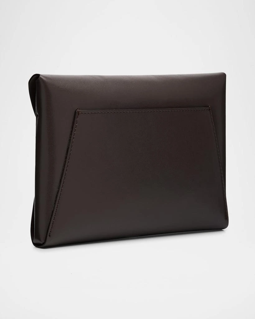 Brunello Cucinelli Envelope Flap Leather Clutch Bag 3