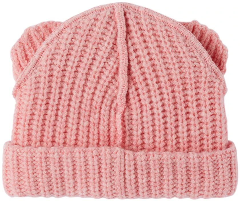 Charles Jeffrey LOVERBOY Baby Pink Chunky Ears Beanie 2