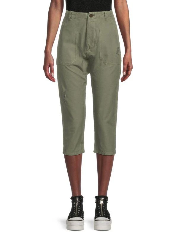Etienne Marcel High Rise Cropped Denim Pants 1