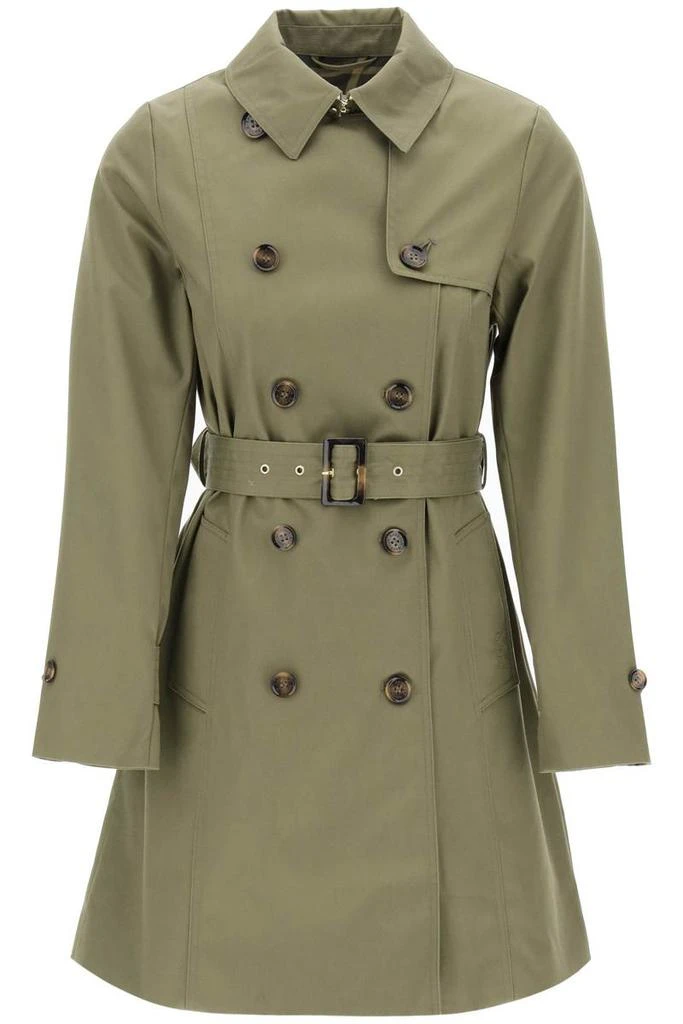 Barbour Double-Breasted Trench Coat For 1