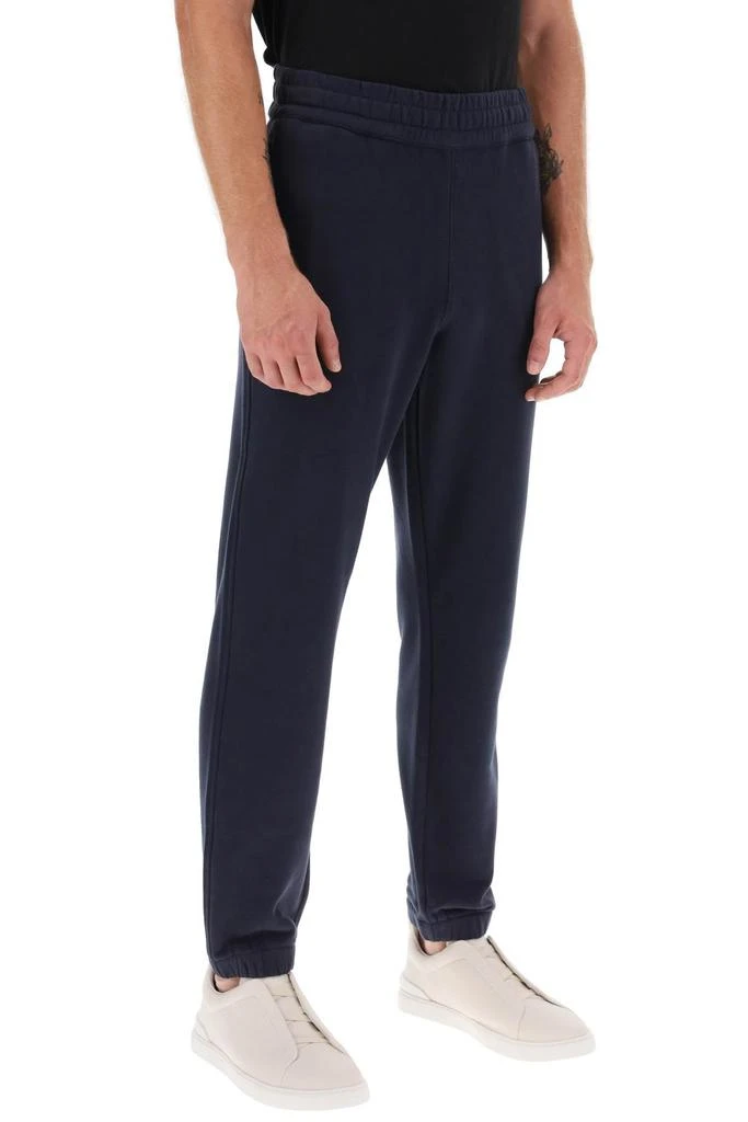 Zegna Joggers With Rubberized Logo 2