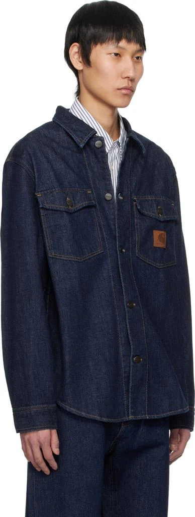 Carhartt WIP Blue Lincoln Denim Jacket 2