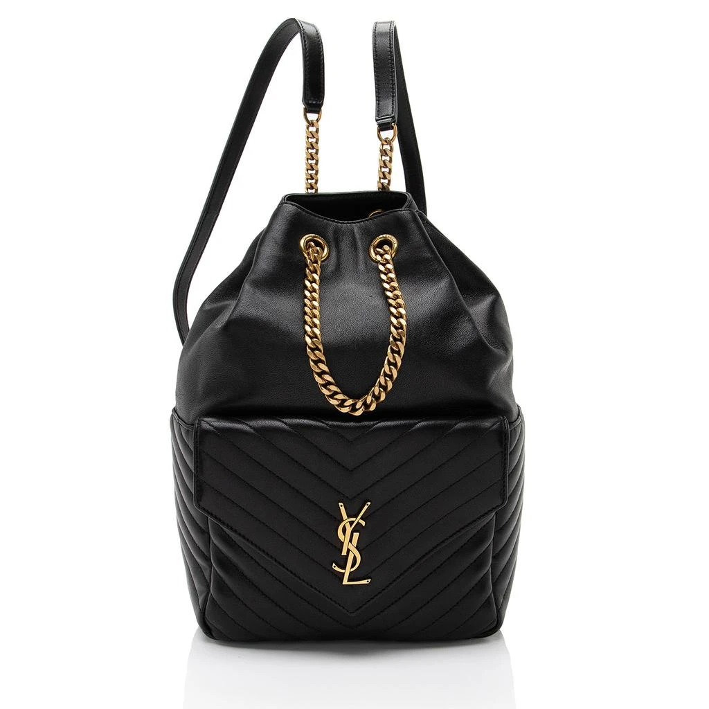 Yves Saint Laurent Matelasse Lambskin Monogram Joe Backpack 1