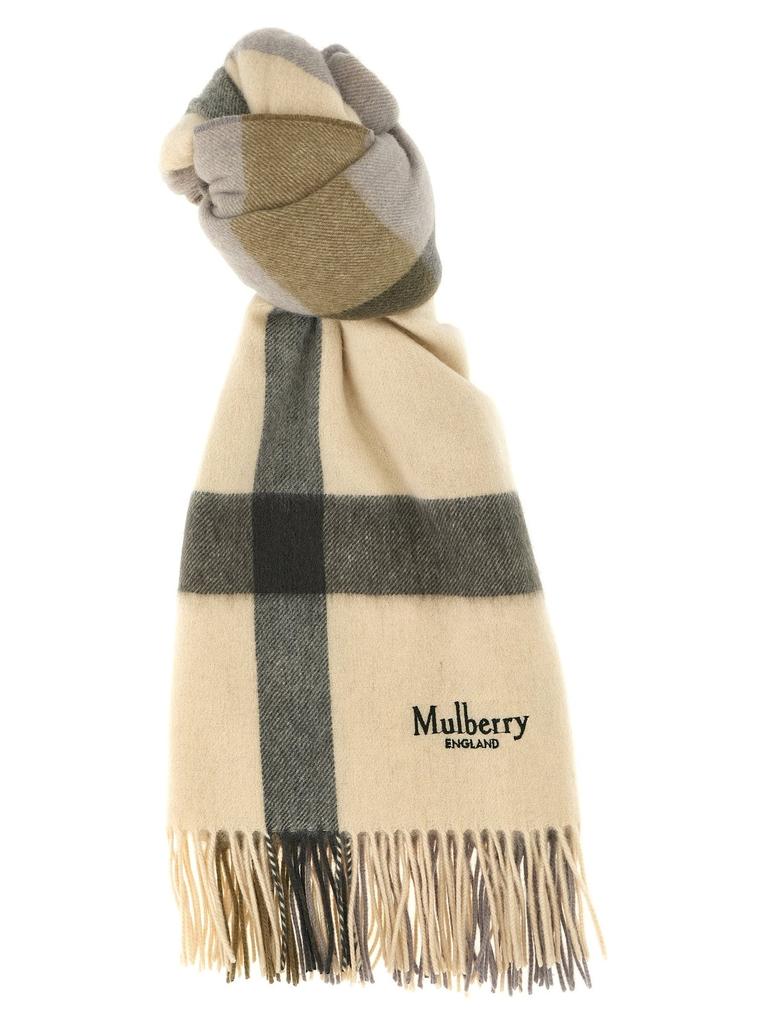Mulberry Mulberry Large Check Scarf