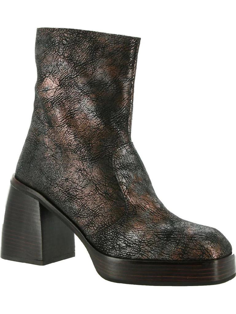 Free People Ruby Platform Womens Block heel Square toe Ankle Boots 5