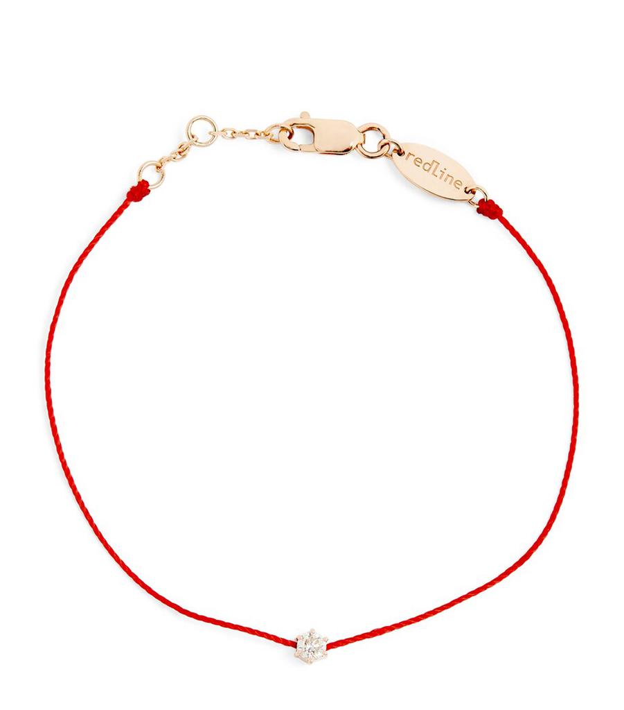 Redline Rose Gold and Diamond Absolu Thread Bracelet