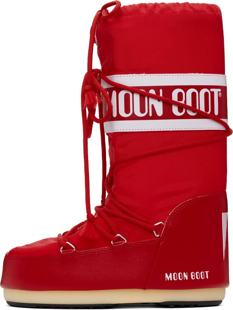 Moon Boot Red Icon Nylon Boots 3
