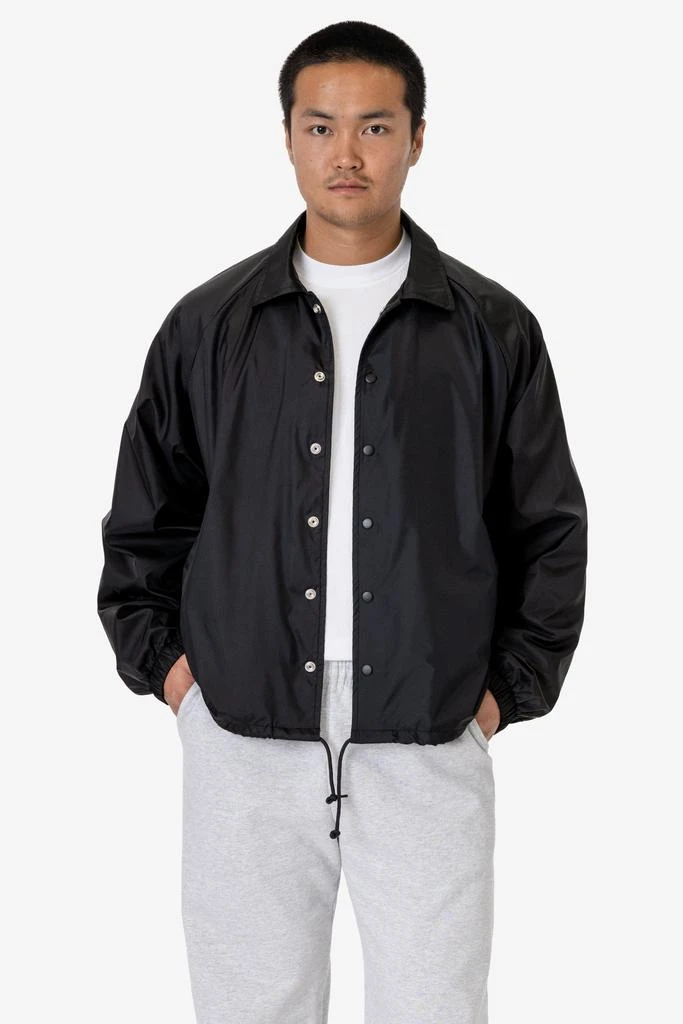 Los Angeles Apparel RNF401 - Nylon Raglan Coaches Jacket 4