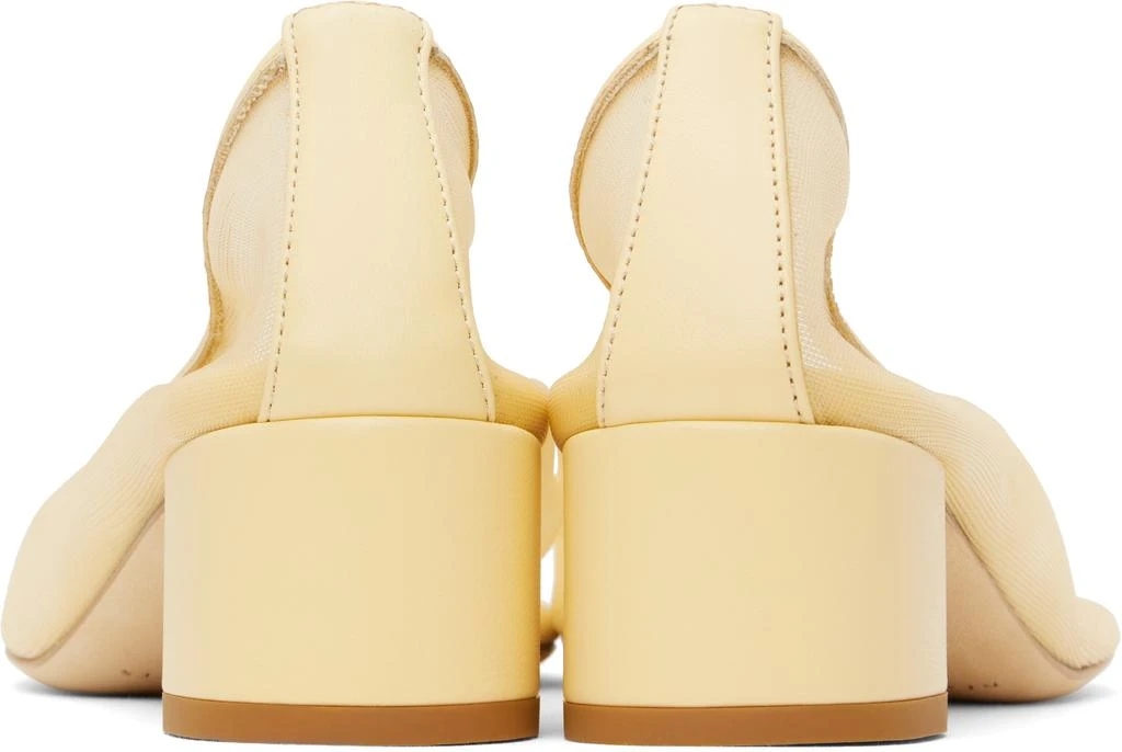 Dear Frances Yellow Balla Pump Heels 2