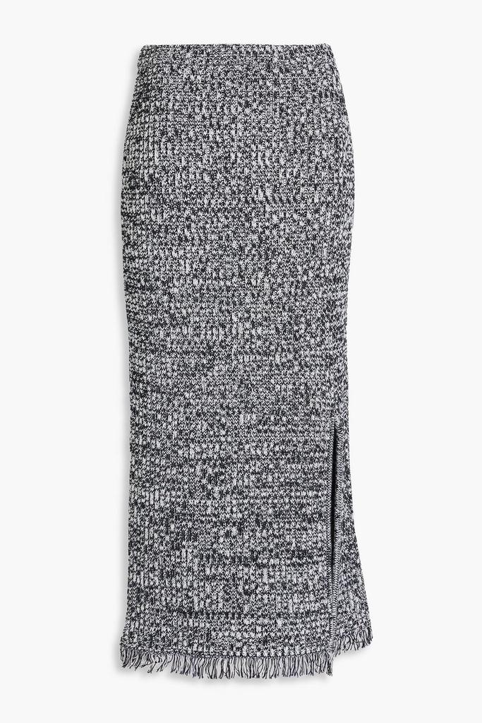 Diane von Furstenberg Emmie ribbed cotton midi skirt