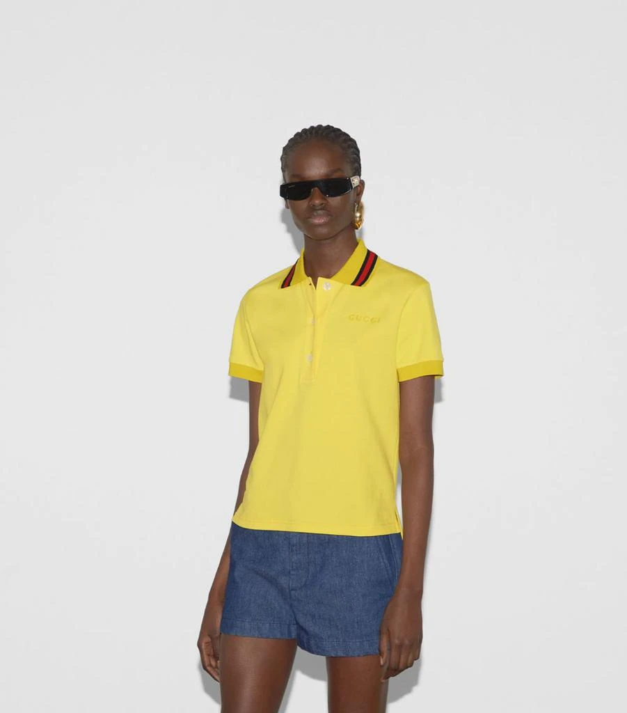 Gucci Cotton-Blend Polo Shirt 4