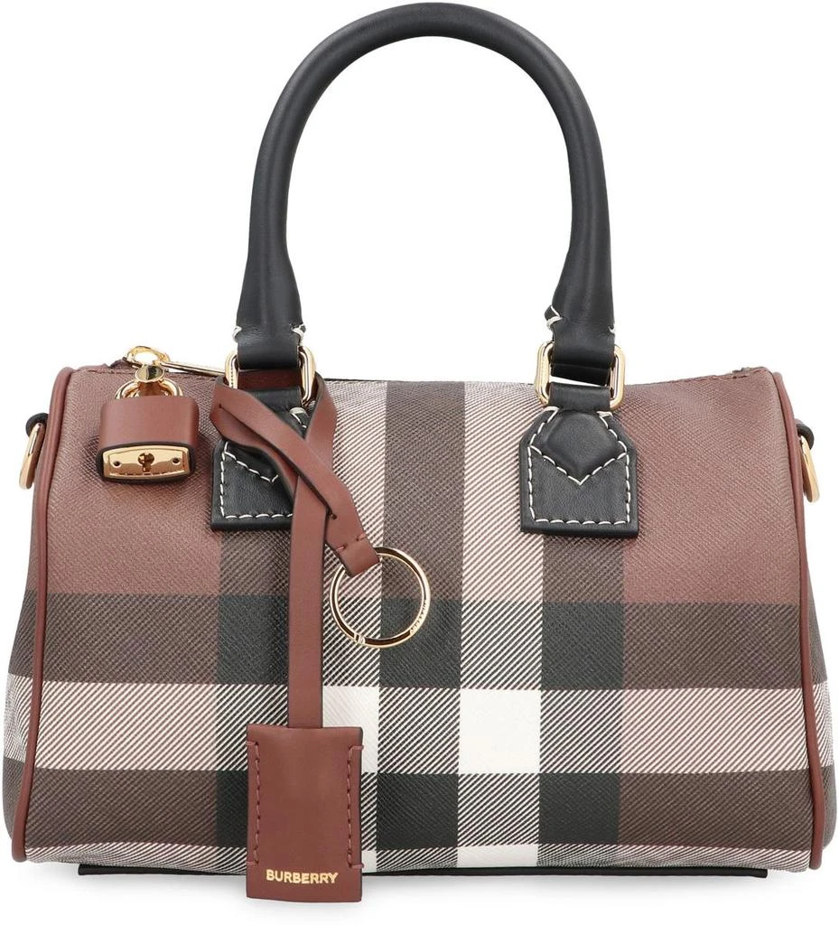 Burberry Burberry Bowling Mini Coated Canvas Handbag 2