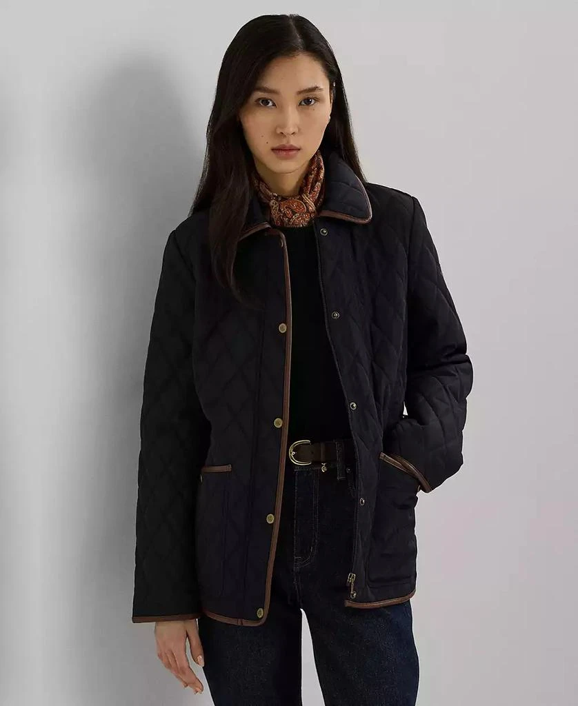 Lauren Ralph Lauren Women's Quilted Velboa-Lined Coat 1