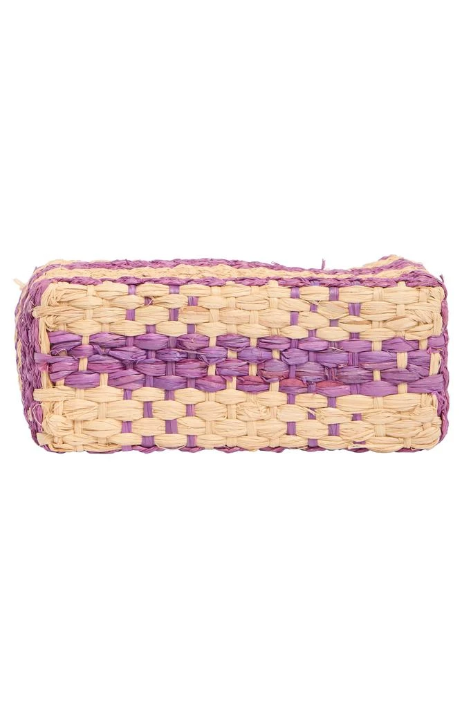 LSPACE Charlie Stripe Woven Straw Bag 6