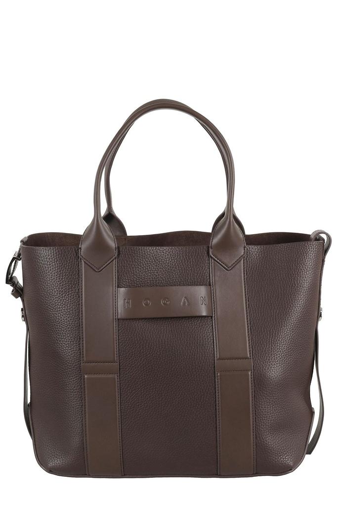hogan Hogan Script Small Shopping Bag - Tote Bags - Free