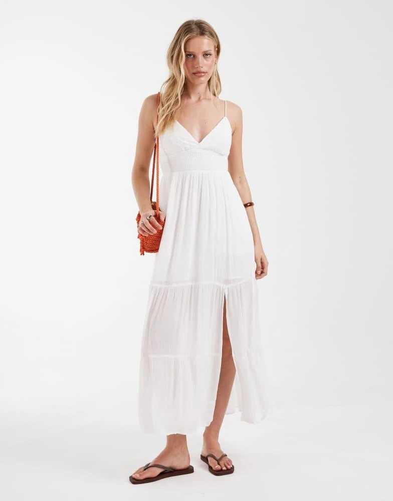 Shop Hollister crochet & woven mix maxi dress with hanky hem in white on Sale at BeyondStyle Get 65% Off Hollister crochet & woven mix maxi dress with hanky hem in Shop Hollister crochet & woven mix maxi dress with hanky hem in white on Sale at BeyondStyle Get 65% Off Hollister crochet & woven mix maxi dress with hanky hem in