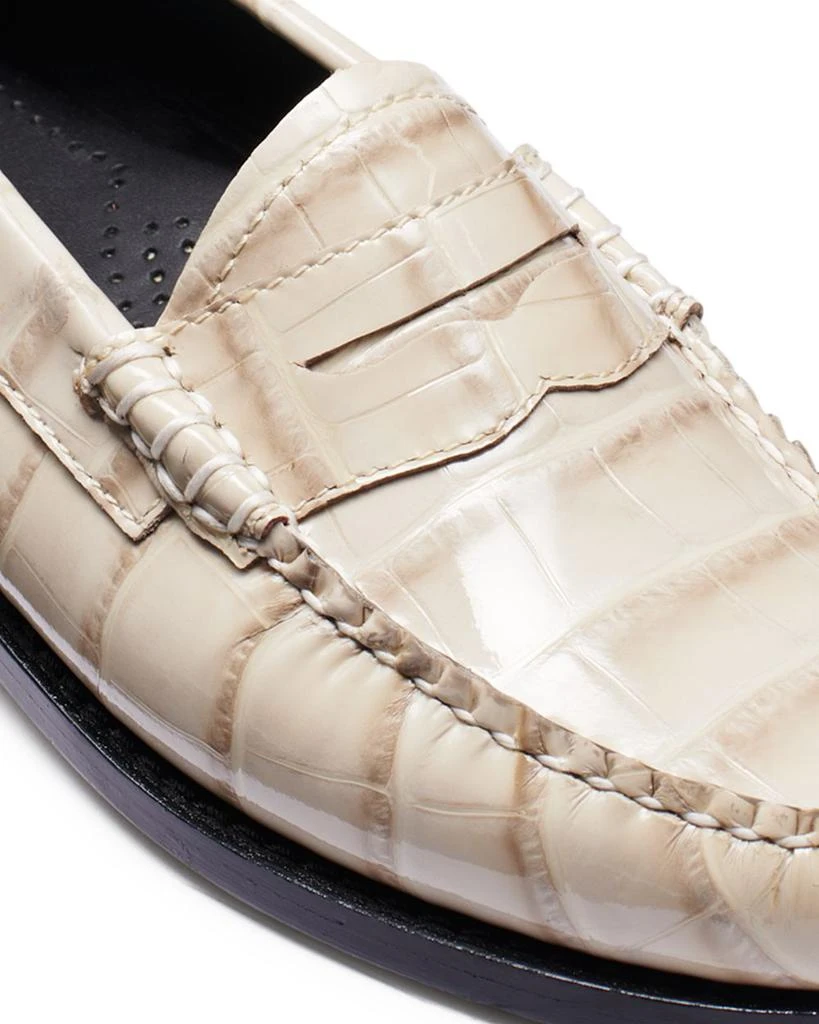 G.H.BASS G.H. Bass Originals Women's Whitney Croc Embossed Weejuns® Loafers 6
