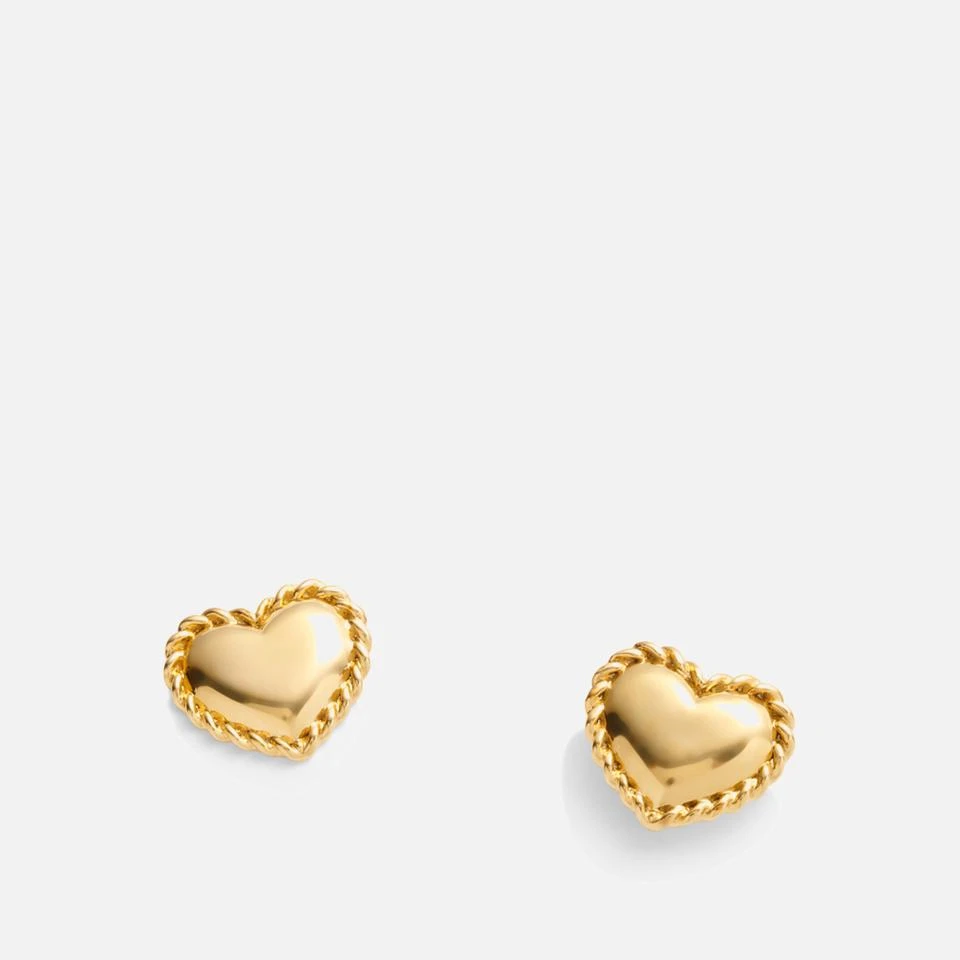 Katie Loxton Katie Loxton Love Heart Gold-Plated Stud Earrings 3